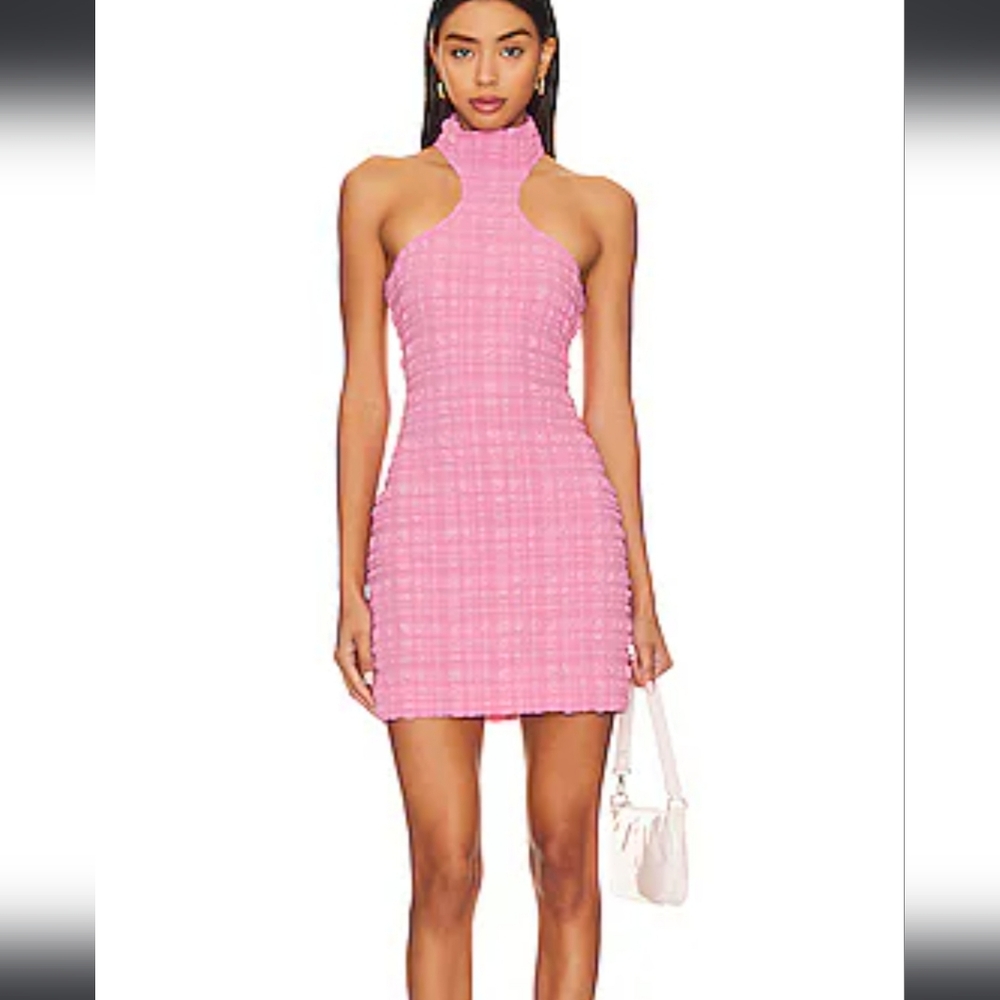 Nanushka  Pink Halter Dress